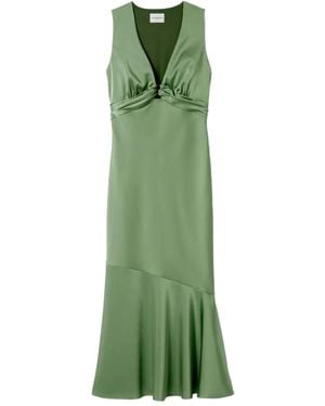 Claudie Pierlot Satin Dress - Green