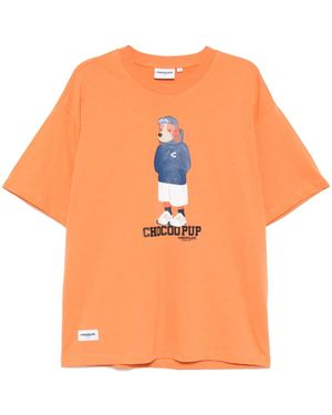 Chocoolate T-Shirt À Imprimé Graphique - Orange