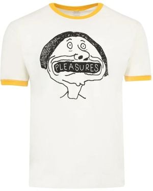 Pleasures Mouthfull Ringer グラフィック Tシャツ - ホワイト