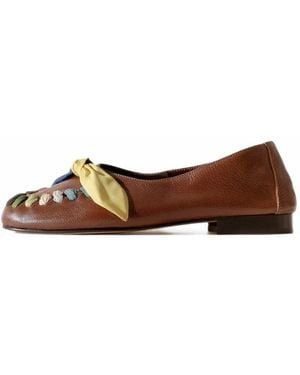 Hereu Mocasines Juliol Foulard - Marrón