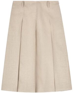 Tod's Falda Midi Acampanada - Neutro