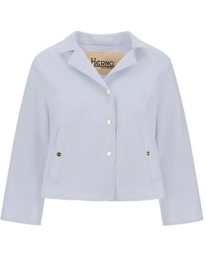 Herno Giacca Con Bottoni - Blu