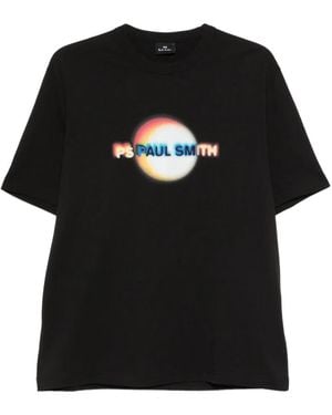 Paul Smith Graphic-Print T-Shirt - Black
