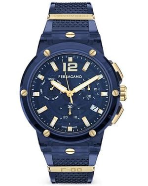Ferragamo F80 44Mm - Blau