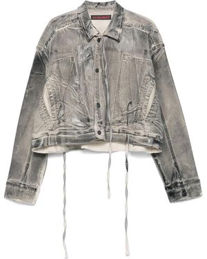 OTTOLINGER Layered Denim Jacket - Grey