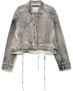 OTTOLINGER Layered Denim Jacket - Gray