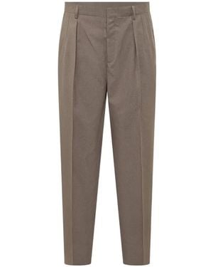 Cellar Door Lucio Pleated Pants - Gray