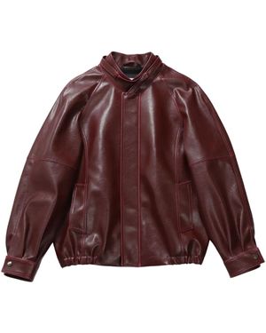 MM6 by Maison Martin Margiela Raglan-sleeves Jacket - パープル