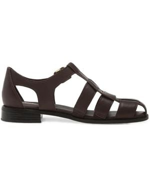 Clarks Hana Sun Cage-Style Sandals - Brown