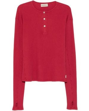 Carrera Polo de algodón - Rojo