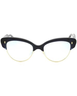 Cutler and Gross Cat-Eye Sunglasses - Blue