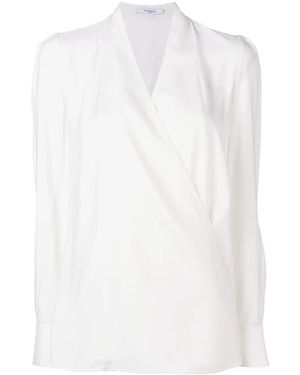 Givenchy Surplice Blouse - White
