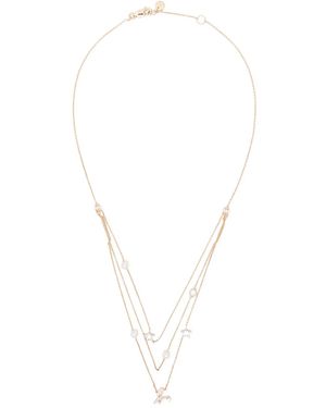 agnès b. Star Pearl Layered Necklace - White