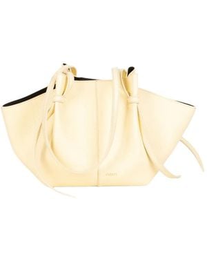 Yuzefi Mochi Leather Clutch Bag - Natural