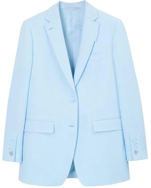 Burberry シングルジャケット - ブルー