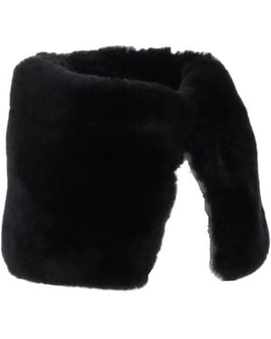 Antipast Faux-Fur Muffler - Black