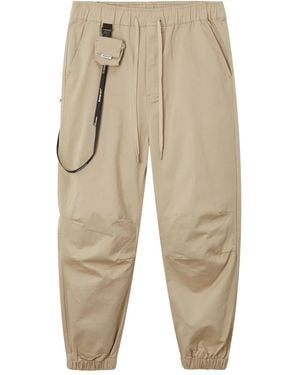 Musium Div. Broek Met Elastisch Trekkoord - Naturel