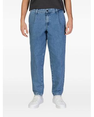 R.D.D. by Jack & Jones Pleated Relaxed-Fit Jeans - Blue