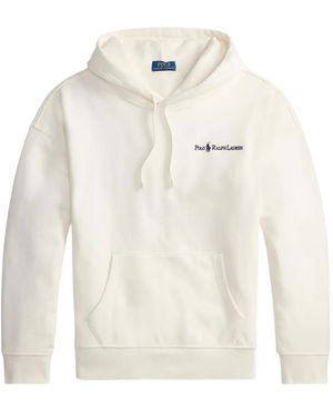 Polo Ralph Lauren Long-Sleeve Hoodie - White