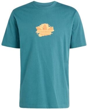 adidas Graphic-Print T-Shirt - Blue