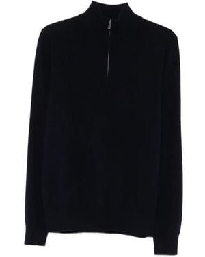 Bompard Pullover Mit Reißverschluss - Blau