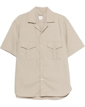 Eleventy Pocket Cotton Shirt - Natural