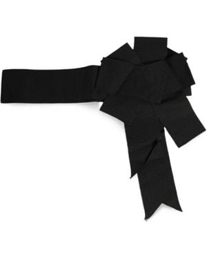 Dolce & Gabbana Wrap-Around Tie Belt - Black
