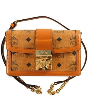 MCM Mini Tracy shoulder bag - Orange