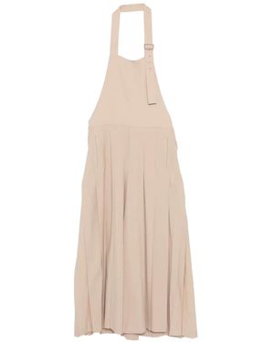 Comme des Garçons Buckled Pleated Trousers - White
