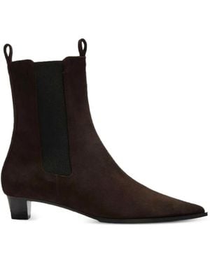 Aeyde Kiki Suede Boots - Black