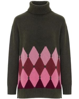 Ballantyne Pullover Mit Argyle-Muster - Grün