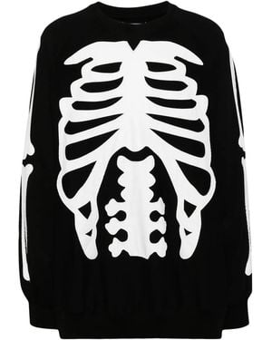 TAKAHIROMIYASHITA TheSoloist. Skeleton-Print Sweatshirt - Black