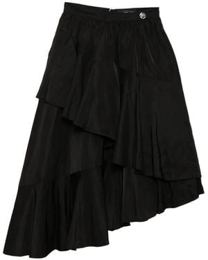 Karl Lagerfeld Voluminous Ruffle Skirt - Black
