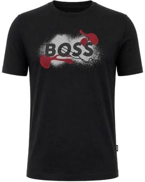 BOSS Thomson Crew Neck T-Shirt - Black