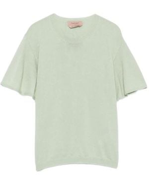 Twinset Maglione Con Ruches - Verde