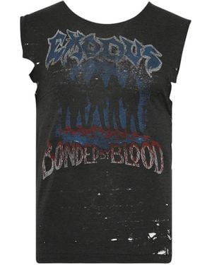 Earthling VIP T-Shirt Exodus Con Stampa Grafica - Nero