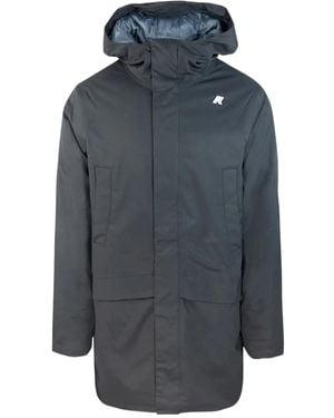 K-Way Hooded Zip-Fastening Jacket - Grey
