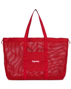 Supreme Borsa Tote A Rete - Rosso