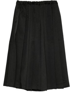 Melitta Baumeister Pleated Crop Trousers - Black