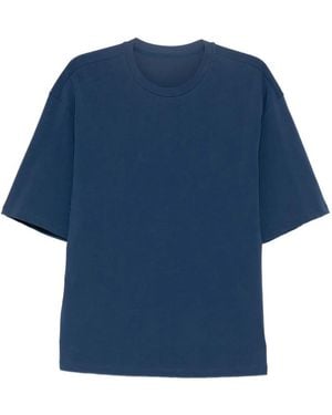 CROQUIS Slogan Short-Sleeve T-Shirt - Blue