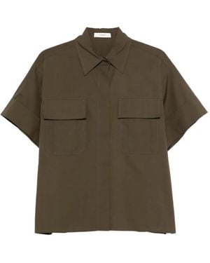 JOSEPH Pocket Poplin Shirt - Green