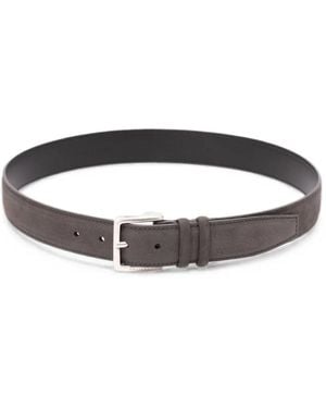 Orciani Nabucco Leather Belt - Grey