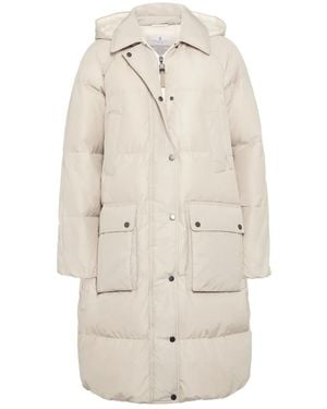 Brunello Cucinelli Hooded Quilted Coat - Natural