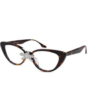 YVMIN Gafas Con Detalle De Lazo De X Shushutong - Blanco