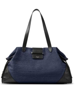 Jimmy Choo Large Bar Holdall Tote Bag - Blue