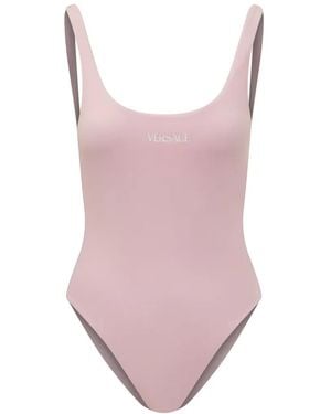 Versace Badpak Met Logoprint - Roze