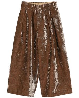 Uma Wang Pantalones Poetic - Marrón