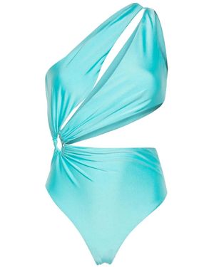 Amen Asymmetrischer Badeanzug - Blau