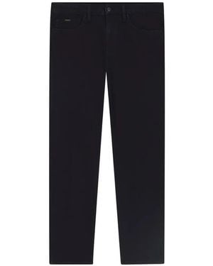 BOSS Jean Slim À Coutures Ton Sur Ton - Black
