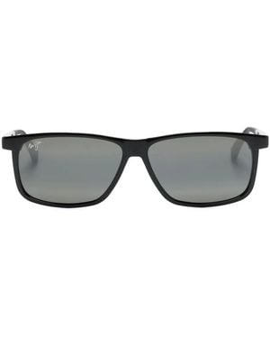 Maui Jim Pulama Rectangle-Frame Sunglasses - Grey